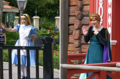 PHOTOS: Alice Moves to New Socially-Distanced Meet & Greet Location in the UK Pavilion, Anna Now Greeting Outside of Royal Sommerhus at EPCOT