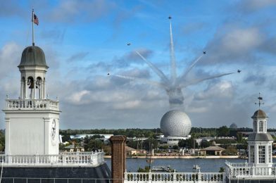 #DisneyMagicMoments: U.S. Air Force Thunderbirds Soar Over Walt Disney World