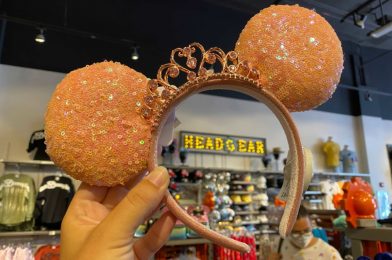 PHOTOS: New “Disney Princess” Peach Crown Minnie Ear Headband Arrives at Walt Disney World