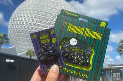 PHOTOS: New Glow-in-the-Dark Limited Release “The Haunted Mansion” Hitchhiking Ghosts Pins Arrive at Walt Disney World