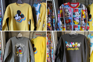 PHOTOS: New Retro-Style Sweatshirts Featuring Mickey & Friends Arrive at Walt Disney World