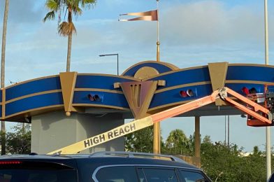 PHOTOS: Gold Added to Booths, Rose Gold Accents Now on Marquee Lettering at the Magic Kingdom Toll Plaza