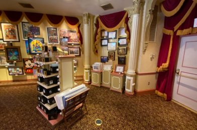 PHOTOS: Artist’s Desk Removed from Main Street Cinema at the Magic Kingdom