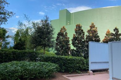 PHOTOS: Fences Down Around Space 220 Entrance at Mission: SPACE in EPCOT