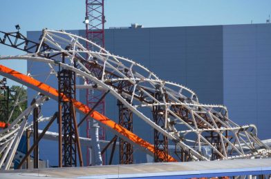 PHOTOS: Massive Illuminated Canopy Taking Shape Above TRON Lightcycle Run at the Magic Kingdom