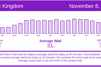 Crowds at EPCOT and Animal Kingdom – Walt Disney World Wait Times for Sunday, November 11, 2020