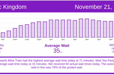 People Discover Magic Kingdom Is Fun! Disney World Wait Times for Saturday, November 21, 2020