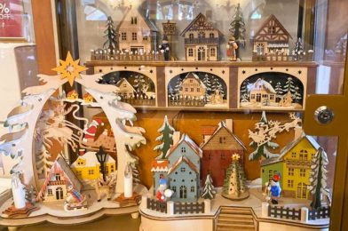 You Can Take Home This Mini Christmas Village We Spotted in Disney World!