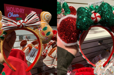 PHOTOS: New Peppermint Candy and Gingerbread Mickey & Minnie Ear Headbands Arrive at Disneyland Resort