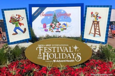 PHOTOS: Get Some Cool Personalized Cartoon Ornaments at EPCOT’s Festival of the Holidays!