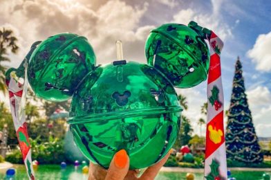 VIDEO! The Light-Up Jingle Bell Sipper Is BACK With a New Look in Disney World!