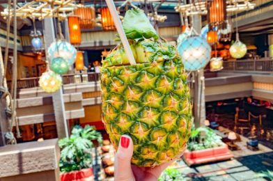 Review! This Tropical Drink Just Got FESTIVE at Disney’s Polynesian Village Resort