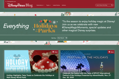 Special ‘Everything Holidays’ Section Launches to Celebrate Disney Magic of the Season