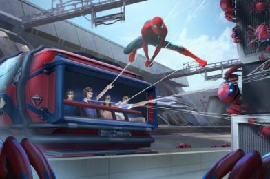 PICS! Check Out the Ride Vehicles for the Upcoming WEB SLINGERS: A Spider-Man Adventure in Disneyland!