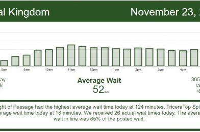 The Holiday Crowds Are Here! – Walt Disney World Wait Times for Monday, November 23, 2020