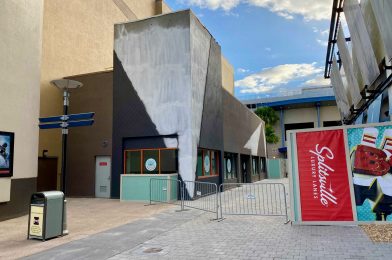 PHOTOS: Painting Progresses at Future Disney Springs Everglazed Donuts & Cold Brew Location