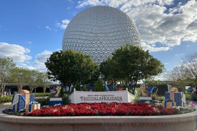 PHOTO REPORT: EPCOT 11/24/20 (New Remy’s Ratatouille Adventure Merchandise Kiosk, World Discovery Instagram Walls, Taste of EPCOT Festival of the Holidays Booths and Signage Arrive, Thanksgiving Week Crowds, and More)