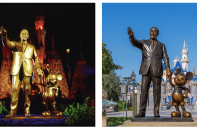 PHOTOS: Walt and Mickey “Partners” Statue at Disneyland and “Storytellers” Statue at Disney California Adventure Fully Restored