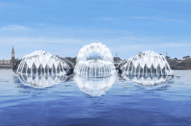 CONCEPT ART: “Harmonious” Barges Will Act as World Showcase Fountains During Daytime at EPCOT