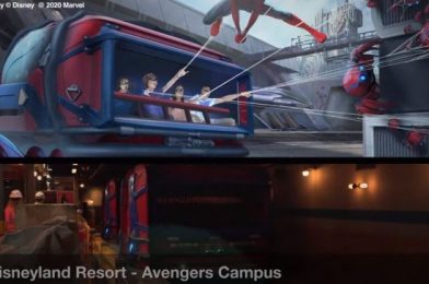 A Look at the Web Slinger Vehicle For Upcoming Spider-Man Attraction at Disney California Adventure