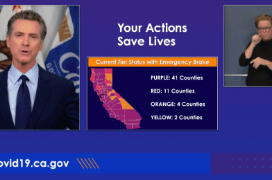 Orange County California Moves Back Up to Purple “Widespread” COVID-19 Tier, Further Delaying Disneyland Resort Reopening