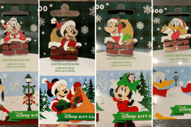 PHOTOS: NEW $100 Disney Gift Cards with Limited Edition Holiday Pins Come to Walt Disney World