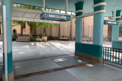 PHOTOS: Turnstiles Removed, Plexiglass Added to Disney California Adventure Exits Ahead of Buena Vista Street Reopening