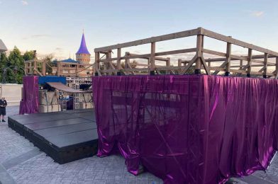 Disney Channel’s Announcement Explains Display at Cinderella Castle