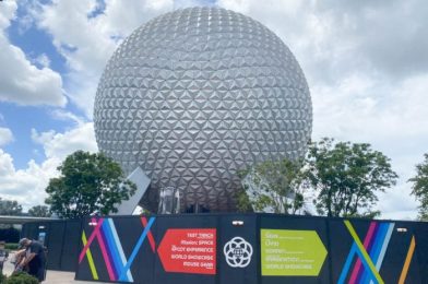 Work Continues on the EPCOT Transformation With a NEW Disney World Imagineering Permit!