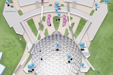 New EPCOT Fountain Added to My Disney Experience Map