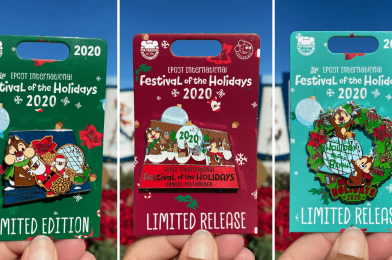 PHOTOS: NEW Limited Edition Pins Released for Taste of EPCOT International Festival of the Holidays 2020