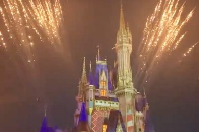 BREAKING: Fireworks Return to Walt Disney World with Low-Level Bursts Added to Cinderella Castle Holiday Projection Show