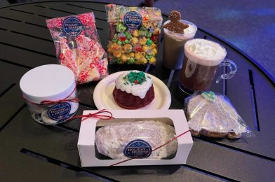 REVIEW: Spaceship Earth Cookies, Gingerbread Milkshakes with Whipped Cream Vodka, Peppermint Bark, and MORE Holiday Hearth Treats at the Taste of EPCOT International Festival of the Holidays 2020