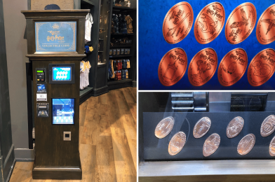 PHOTOS: Three NEW “Harry Potter” Pressed Penny Machines (and Where To Find Them) at Universal Orlando Resort