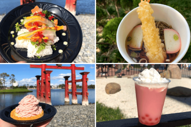 REVIEW: New Year Celebration Soba with Tempura Shrimp, Ichigo Milk Boba, and More at Shi Wasu Holiday Kitchen for Taste of EPCOT International Festival of the Holidays 2020