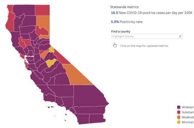 Orange County, CA Moves Back Most Restrictive COVID-19 Tier