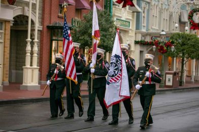 Disney Honors Veterans with Sunrise Flag Ceremony