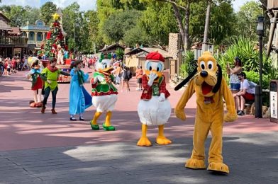 Photos! A Character Was Missing From EPCOT’s Holiday Promenade Today!