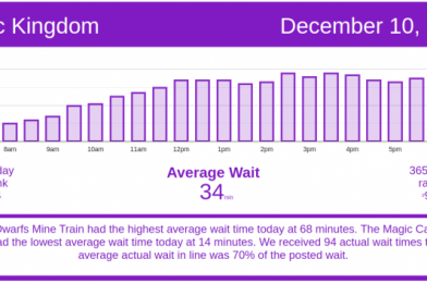 Magic Kingdom Still Looks Busy – Disney World Wait Times for Thursday, December 10, 2020