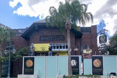 PHOTOS: Construction Walls Have Come DOWN at Everglazed Donuts & Cold Brew in Disney World!