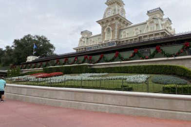 PHOTO REPORT: Magic Kingdom 12/4/20 (Main Street Train Station Covered In Scrim, Filming For Upcoming TV Special, New Fur Minnie Ears, Tomorrowland Construction, and More)