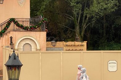 PHOTOS: Construction on New Food Kiosk in the Italy Pavilion Goes Vertical at EPCOT