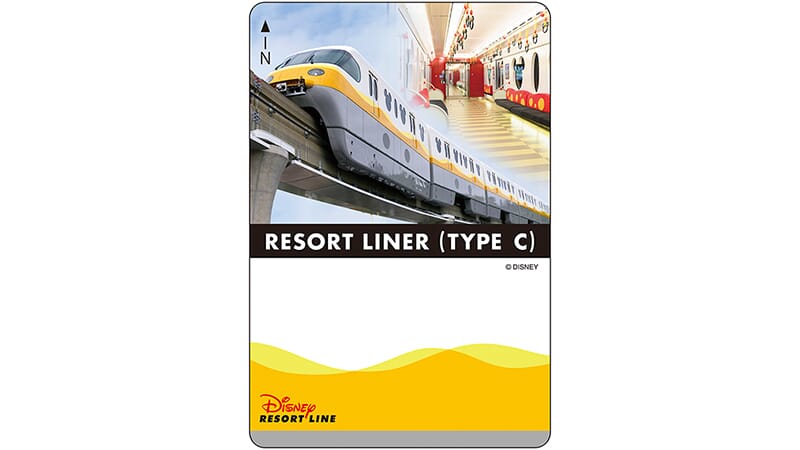 PHOTOS: NEW Type C Monorail-Themed Day Pass Coming to Tokyo’s Disney Resort Line Monorail