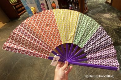 These Colorful Character Fans in Disney World are Fun AND Functional!