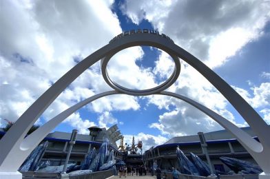 Pics! The TRON Lightcycle Run Canopy is Taking Shape in Disney World!