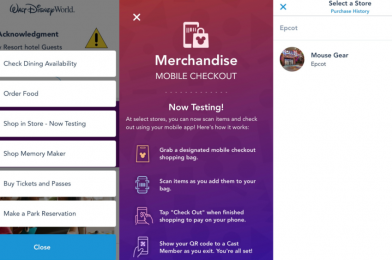 NEW “Scan-and-Go” Merchandise Mobile Checkout Now Available at Walt Disney World