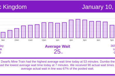 Slowest Day of Past Month! Disney World Wait Times for Sunday, December 10, 2021