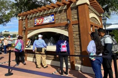 Tomato Soup Served IN A CAN and Glittery Beer? This EPCOT Fest of the Arts Booth Is a MUST Try!