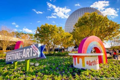 Review: Check Out The Red Velvet Funnel Cake That Is LITERALLY Pixie Dusted in EPCOT ✨