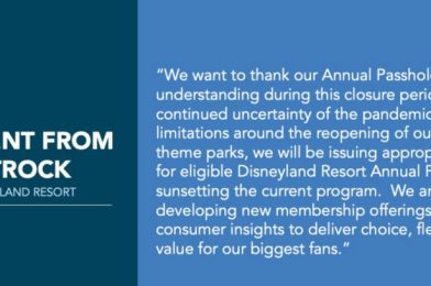 Disneyland Annual Passport Program Halted